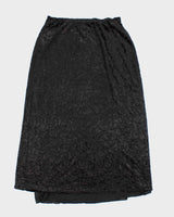 Vintage 90s Donna Toran Velvet Skirt - S
