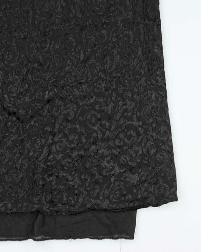 Vintage 90s Donna Toran Velvet Skirt - S