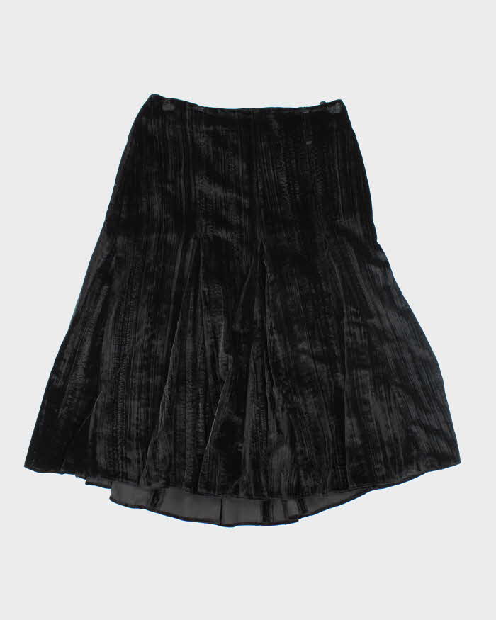 Vintage 90s Steilmann Velvet Skirt - S