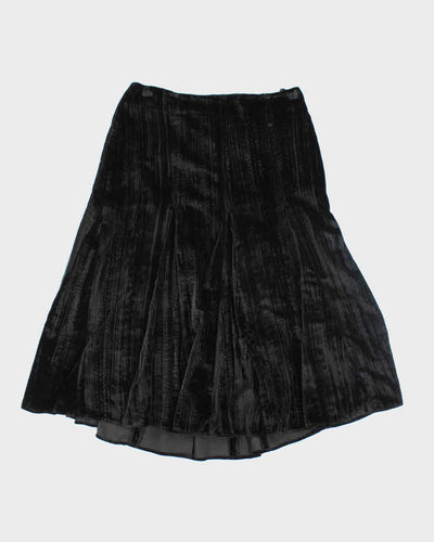 Vintage 90s Steilmann Velvet Skirt - S