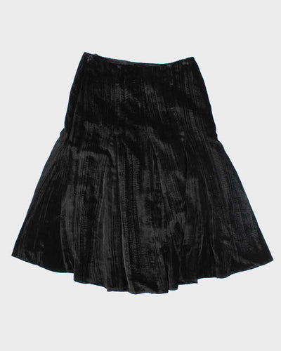 Vintage 90s Steilmann Velvet Skirt - S