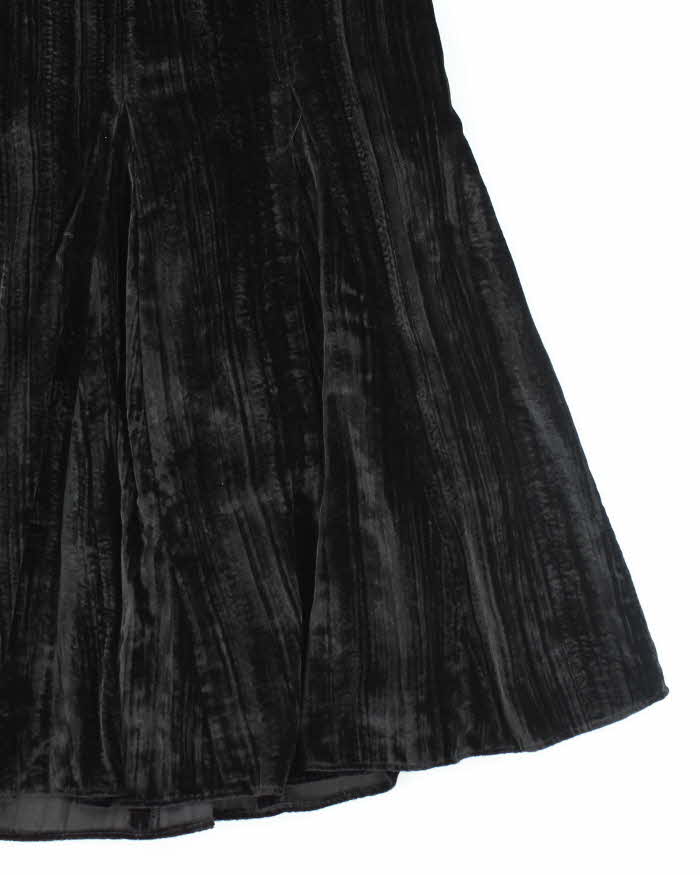 Vintage 90s Steilmann Velvet Skirt - S