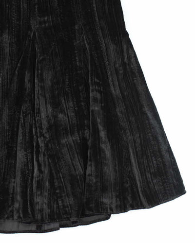 Vintage 90s Steilmann Velvet Skirt - S