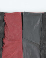 Rokit Originals Lindsay Leather Rework Mini Skirt - S