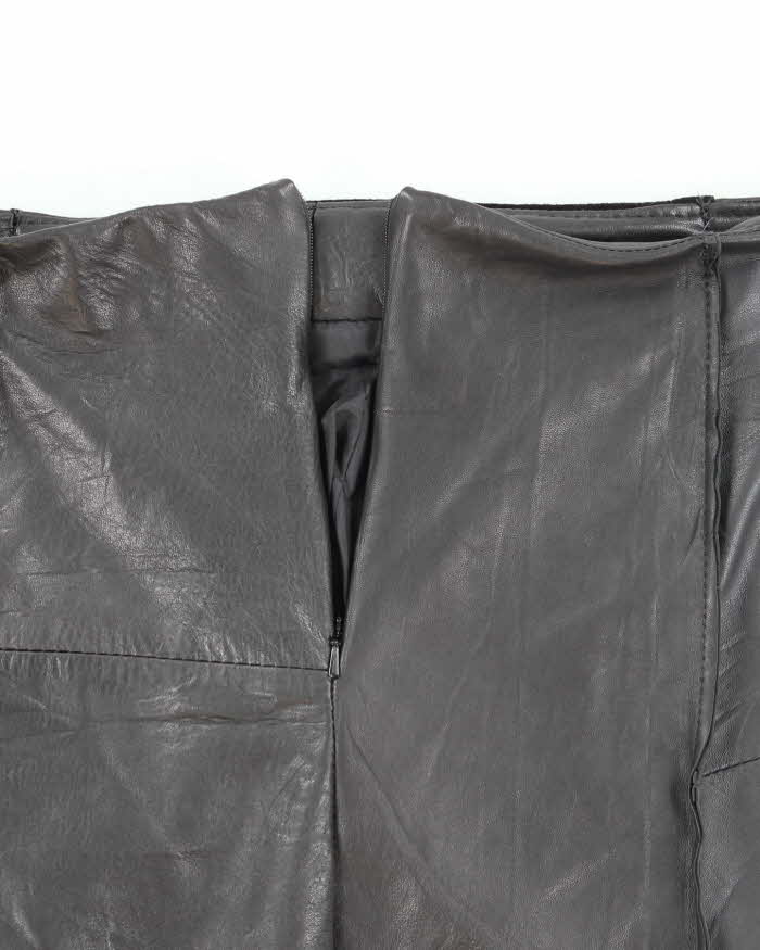 Rokit Originals Lindsay Leather Rework Mini Skirt - M