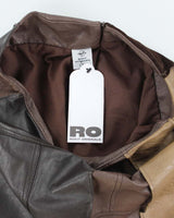 Rokit Originals Lindsay Leather Rework Mini Skirt - M