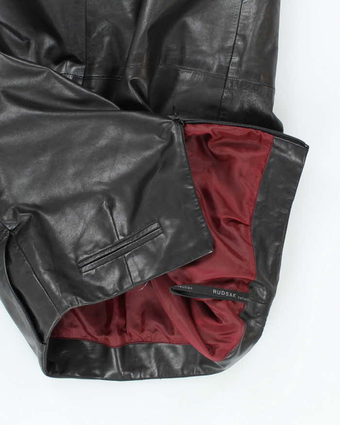 Vintage 90s Rudsak Collection Leather Skirt - XS