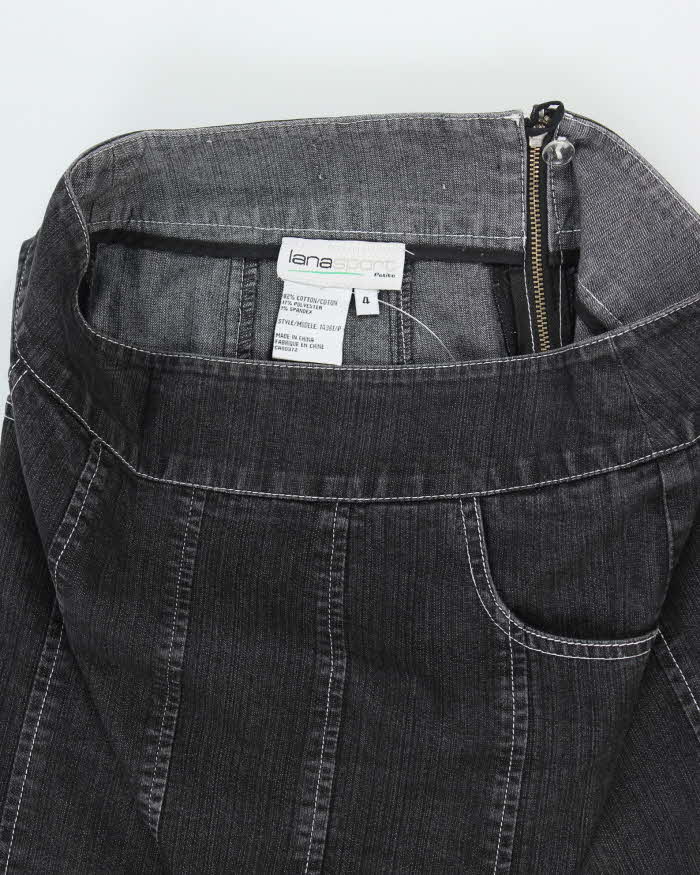 Vintage 90s Lana Sport Denim Skirt - S