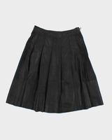 Vintage Y2K Danier Knee Length Leather Skirt - W30 L24