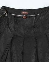Vintage Y2K Danier Knee Length Leather Skirt - W30 L24