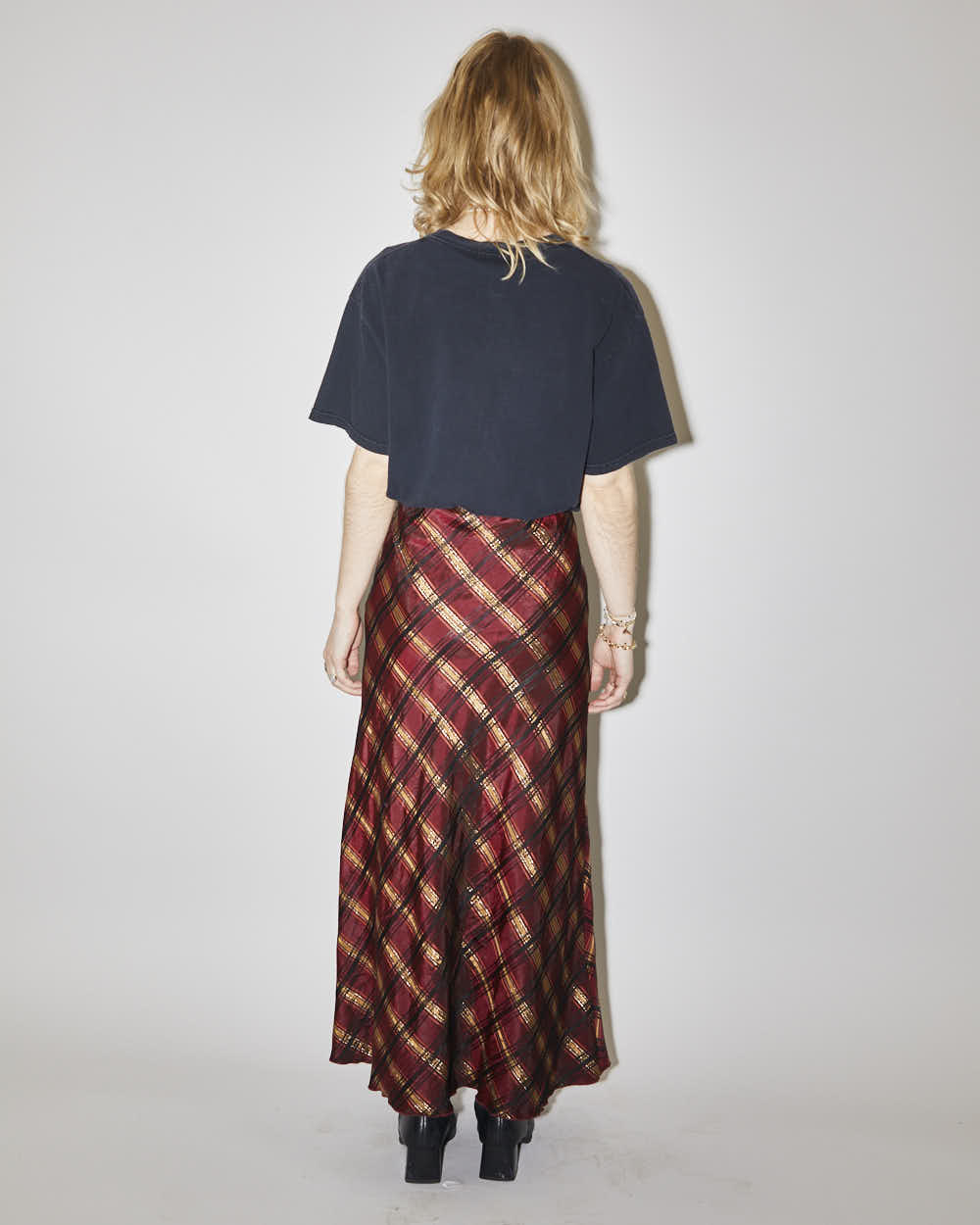 Rokit Originals Florentine Plaid Skirt - XS