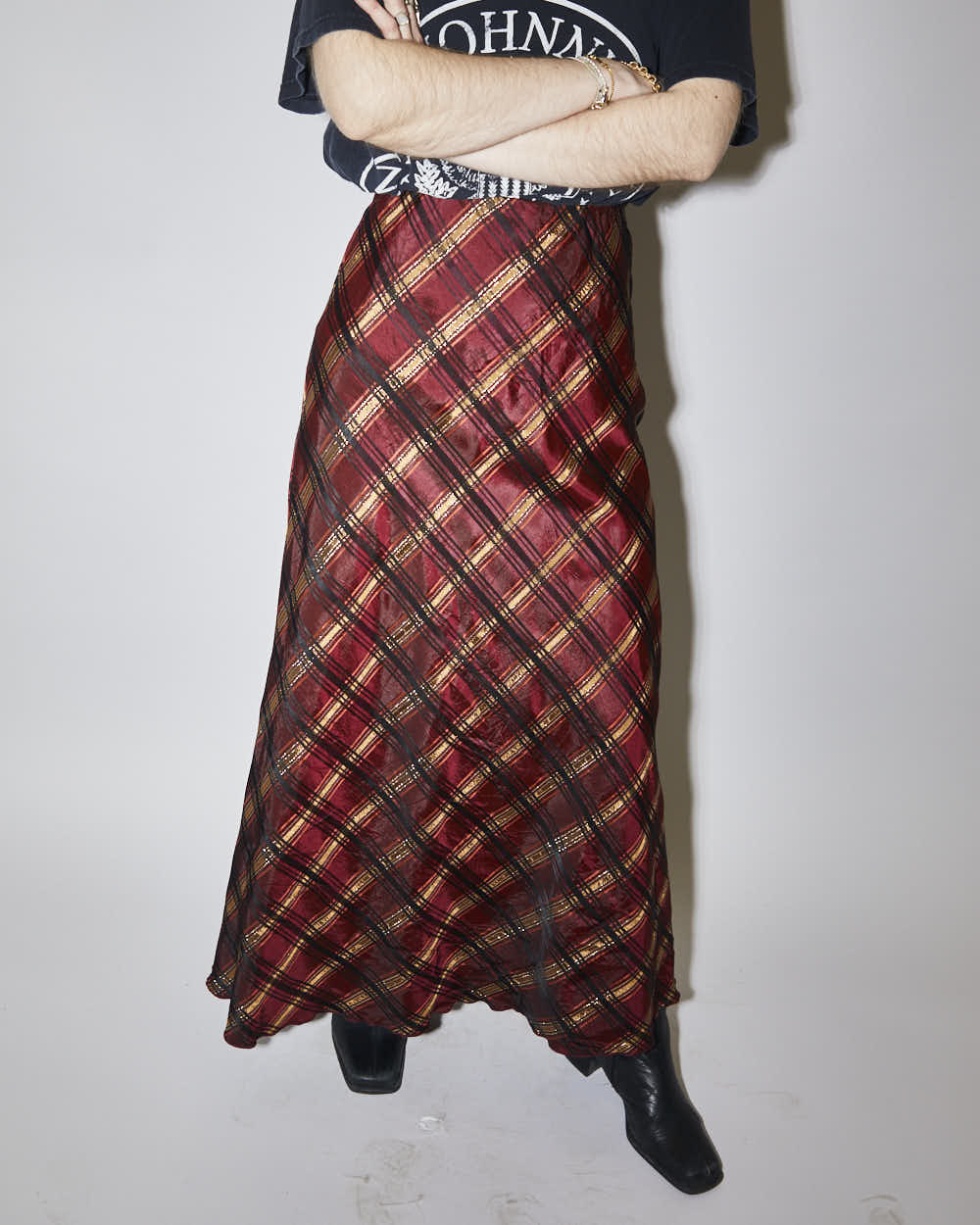 Rokit Originals Florentine Plaid Skirt - XS
