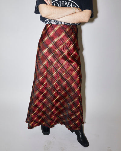 Rokit Originals Florentine Plaid Skirt - XS