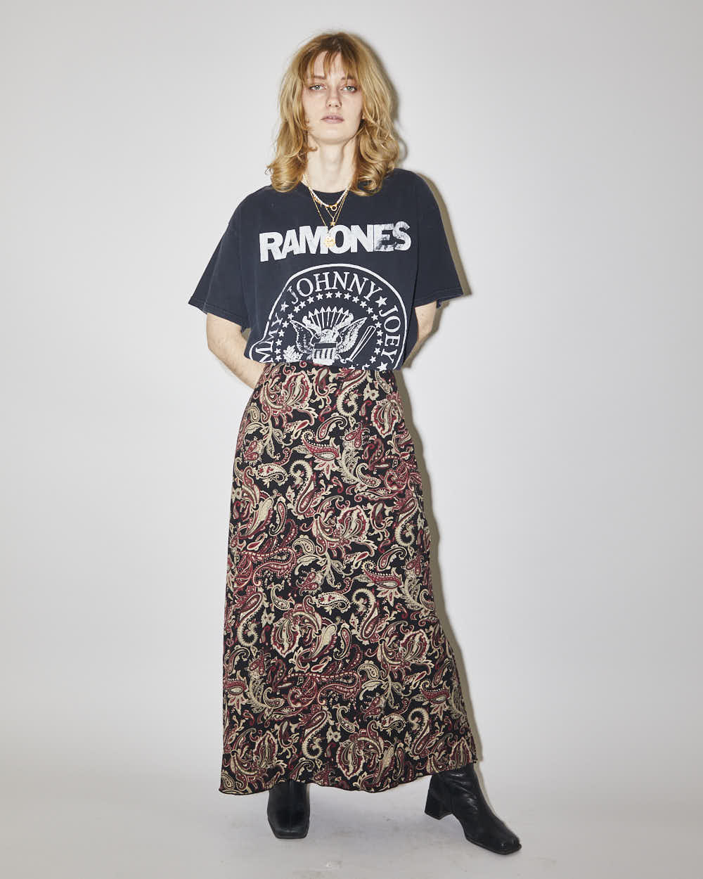 Rokit Originals Florentine Paisley Skirt - XS
