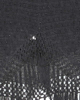 Vintage Y2k 00s Crochet Beaded Tassel Skirt - XXS