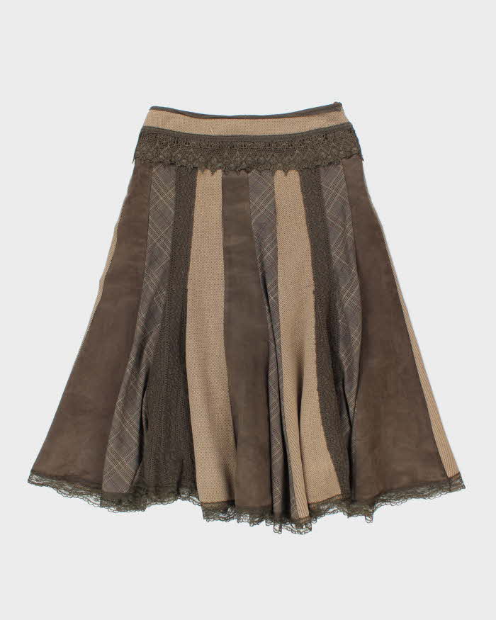 Vintage Y2k 00s Nygard Patchwork Panel Skirt - S