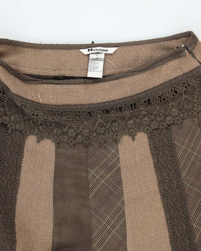 Vintage Y2k 00s Nygard Patchwork Panel Skirt - S