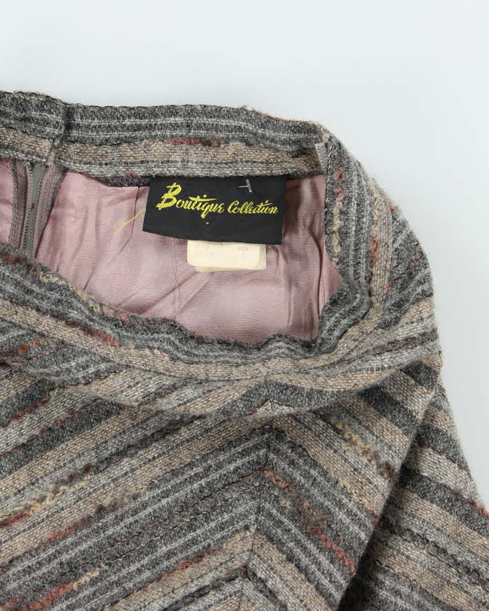 Vintage Boutique Collection Wool & Mohair Skirt - XXS