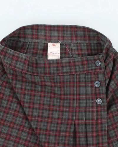 Vintage 90s Top Marks Checked Skort - XS