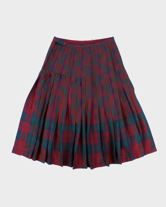 Vintage Deadstock Tootal Collection Reversible Wool Skirt - S