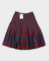Vintage Deadstock Tootal Collection Reversible Wool Skirt - S