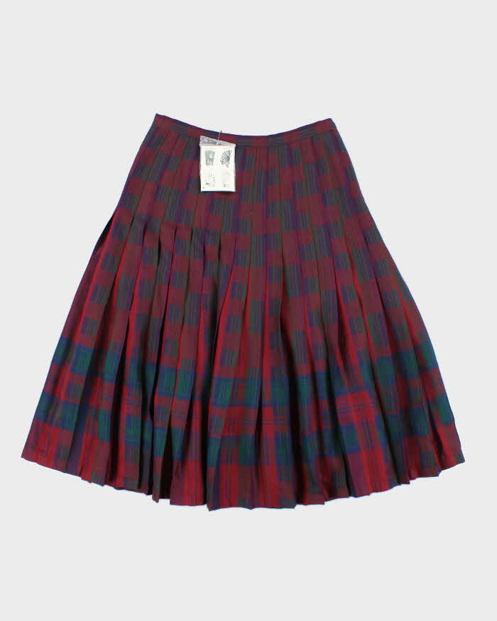 Vintage Deadstock Tootal Collection Reversible Wool Skirt - S