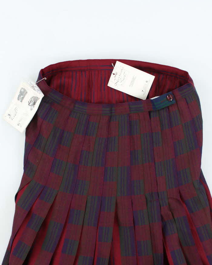 Vintage Deadstock Tootal Collection Reversible Wool Skirt - S