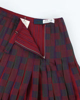 Vintage Deadstock Tootal Collection Reversible Wool Skirt - S