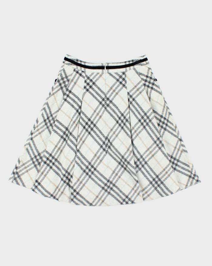 Vintage Burberry London Blue Label Checked Skirt - XS