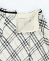 Vintage Burberry London Blue Label Checked Skirt - XS