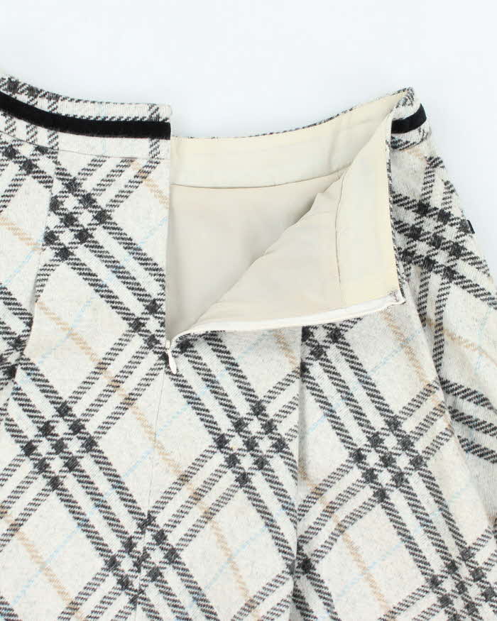 Vintage Burberry London Blue Label Checked Skirt - XS