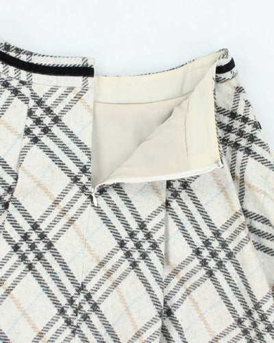 Vintage Burberry London Blue Label Checked Skirt - XS