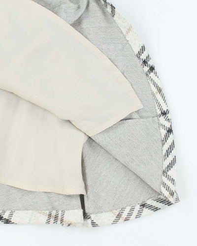 Vintage Burberry London Blue Label Checked Skirt - XS