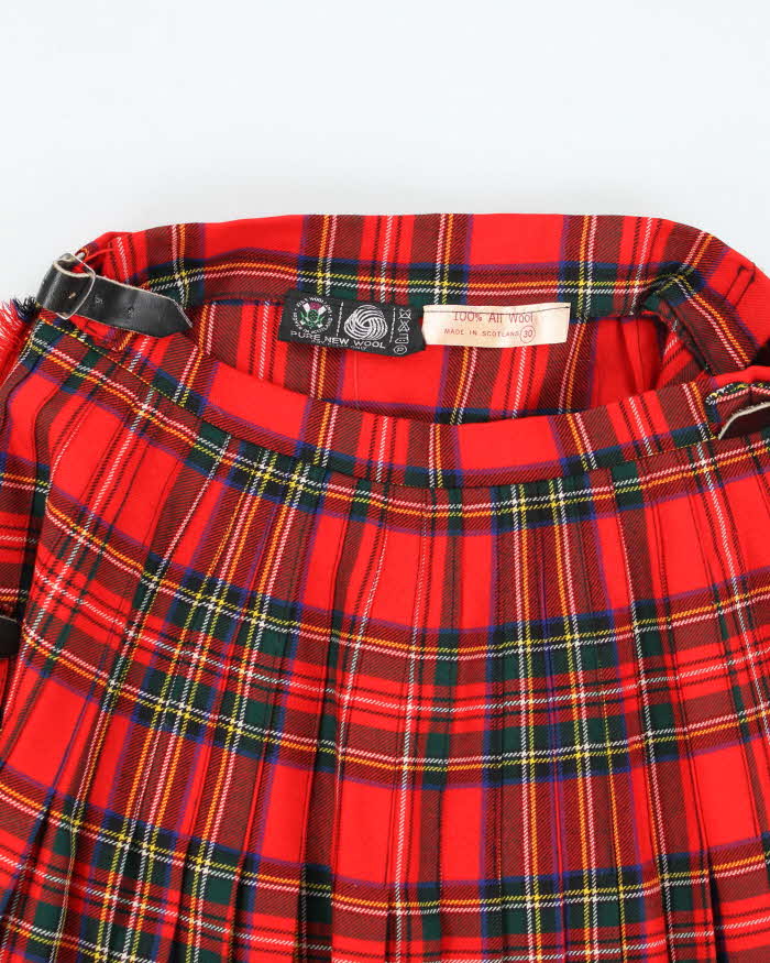 Vintage The Tartan Gift Shop Wool Checked Skirt - S