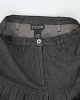 Vintage Y2k 00s Attitude Tired Denim Skirt - S