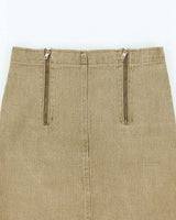 Vintage 80s/90s Happy Legs Denim Skirt - XS