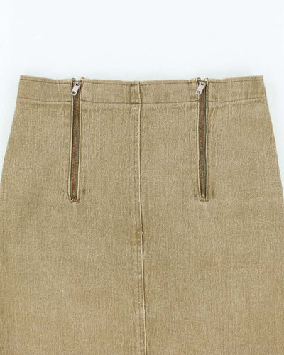 Vintage 80s/90s Happy Legs Denim Skirt - XS