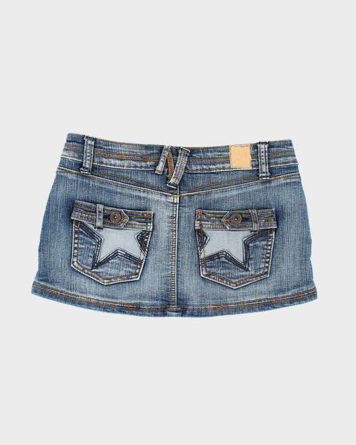 Vintage Y2k 00s Urban Heritage Denim Mini Skirt - S