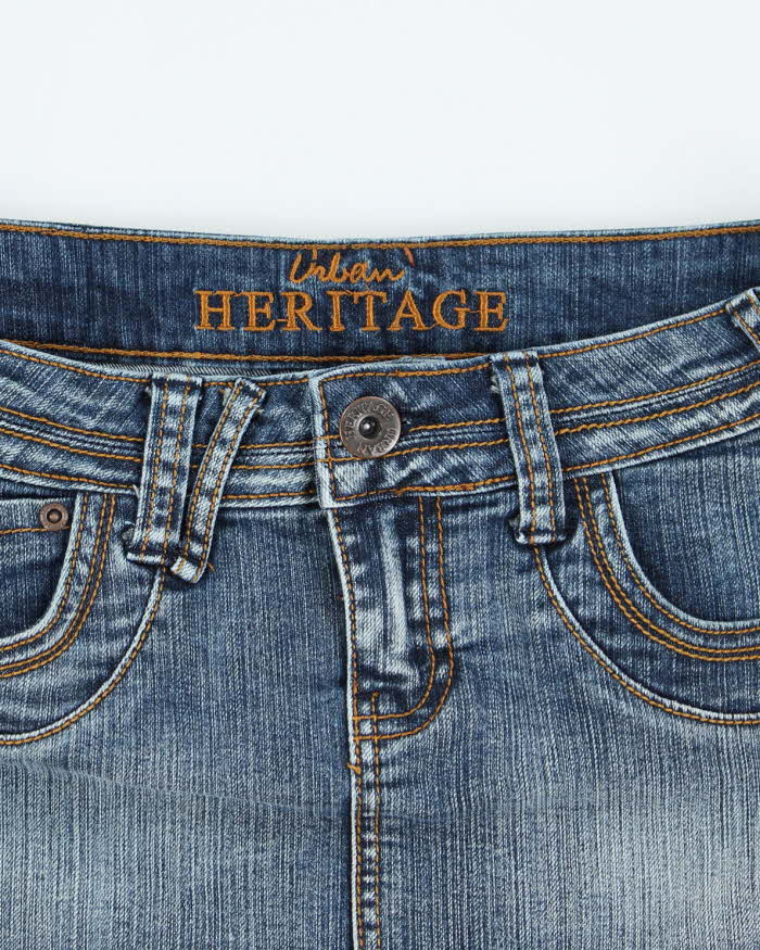 Vintage Y2k 00s Urban Heritage Denim Mini Skirt - S