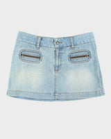 Vintage Y2k 00s American Eagle Outfitters Denim Mini Skirt - M