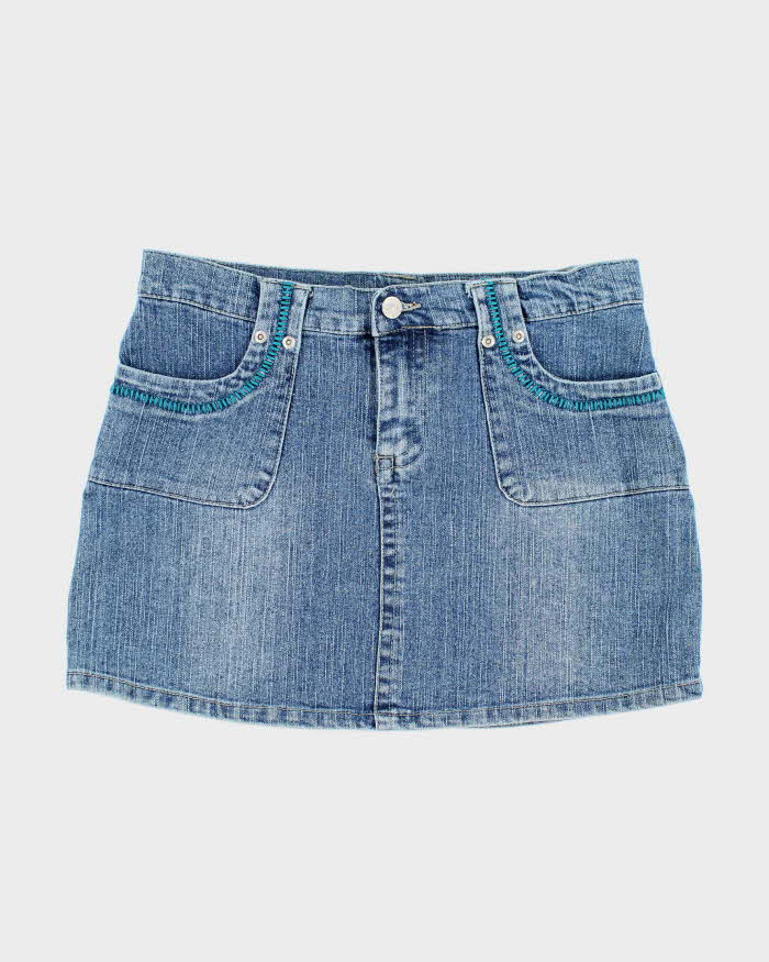 Vintage Y2k 00s 725 Originals Denim Mini Skirt - S