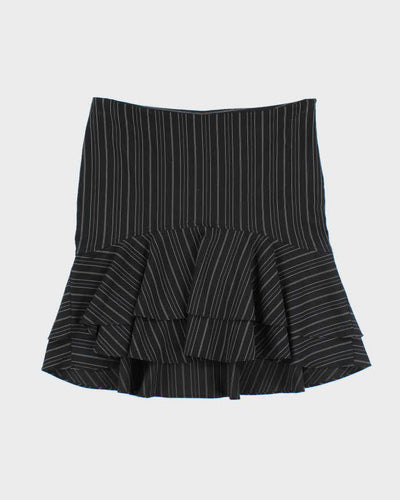 Vintage Y2k 00s Costa Blanca Stripe Ruffle Skirt - S