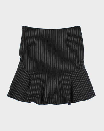 Vintage Y2k 00s Costa Blanca Stripe Ruffle Skirt - S