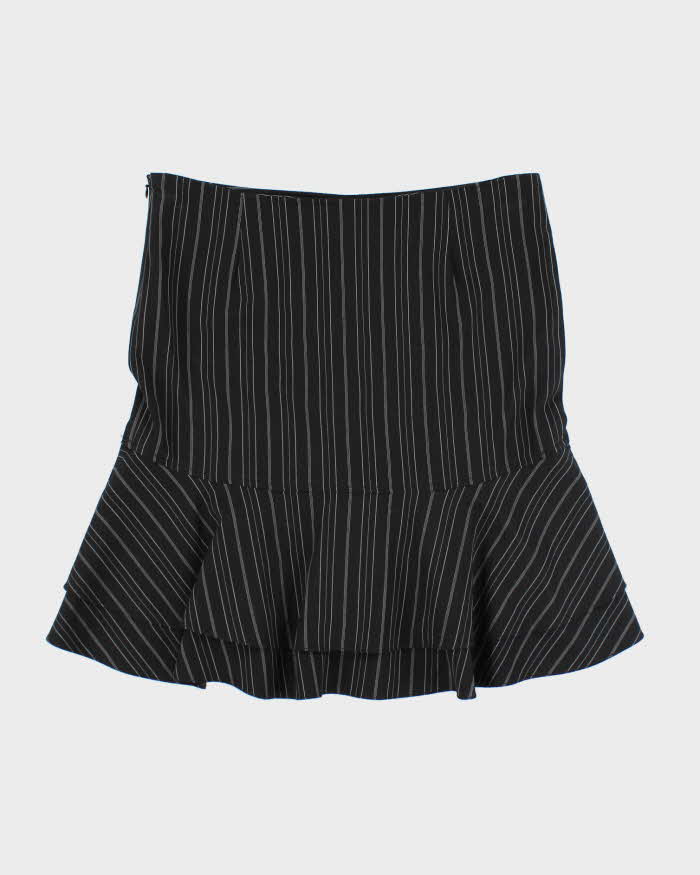 Vintage Y2k 00s Costa Blanca Stripe Ruffle Skirt - S