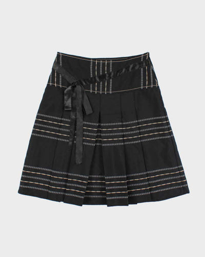 Vintage Y2k 00s EC Pleated Pattern Skirt - M