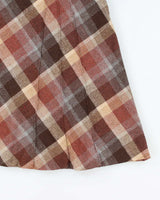 Vintage Koret Checked Wool Blend Skirt - S