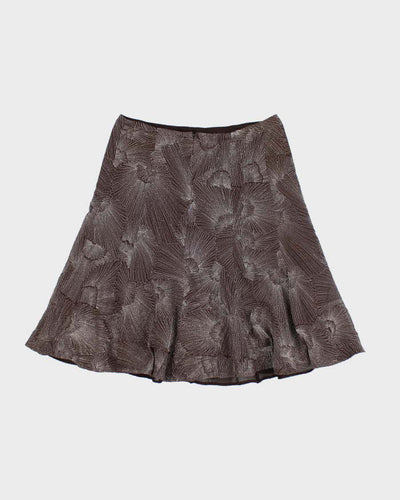 Vintage Y2k 00s Etcetera Sparkly Silk Skirt - S