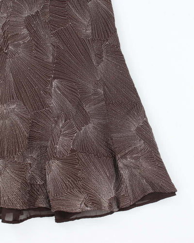 Vintage Y2k 00s Etcetera Sparkly Silk Skirt - S