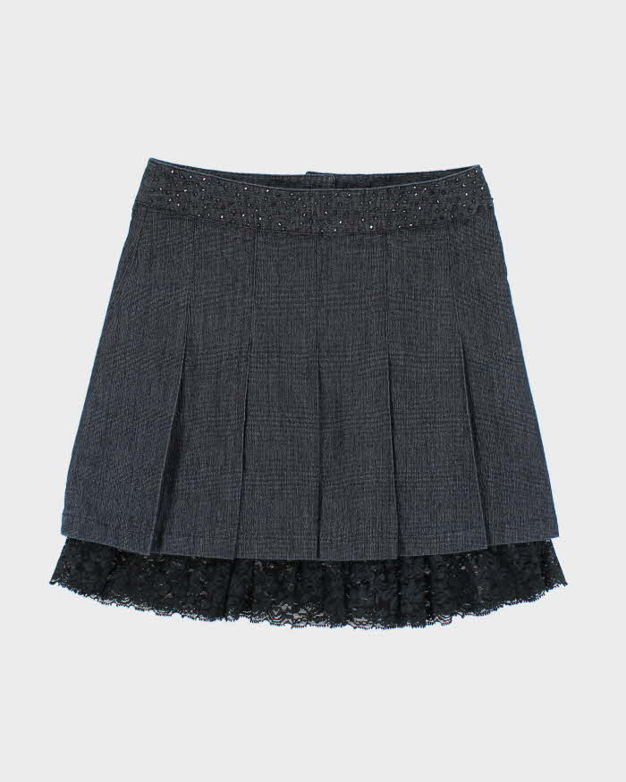 Vintage Y2k 00s Ohayo Pleated Mini Skirt - XS