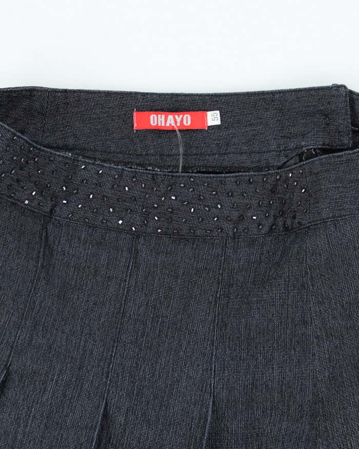 Vintage Y2k 00s Ohayo Pleated Mini Skirt - XS